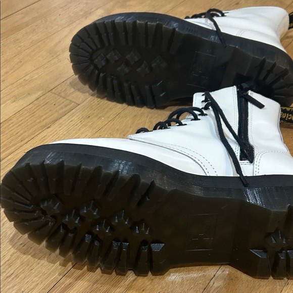 Dr. Martens Jadon Boot in Smooth White Leather main image 5